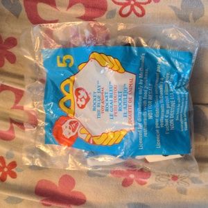 Vintage Sealed Ty Mc Donalds Rocket The Blue Jay Toy Animal 1999